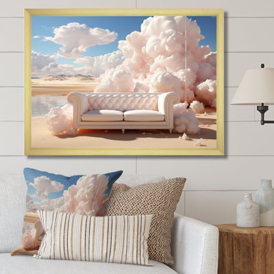 Marshmallow Mirage Fluffy Cloud sur toile