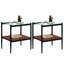 3 tables en verre trempé et fabrication pour un look moderne-353208312