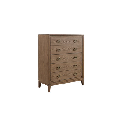 5 Drawer Dresser In Latte Finish