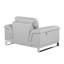 Chaise en cuir italien à grain supérieur-988885138
