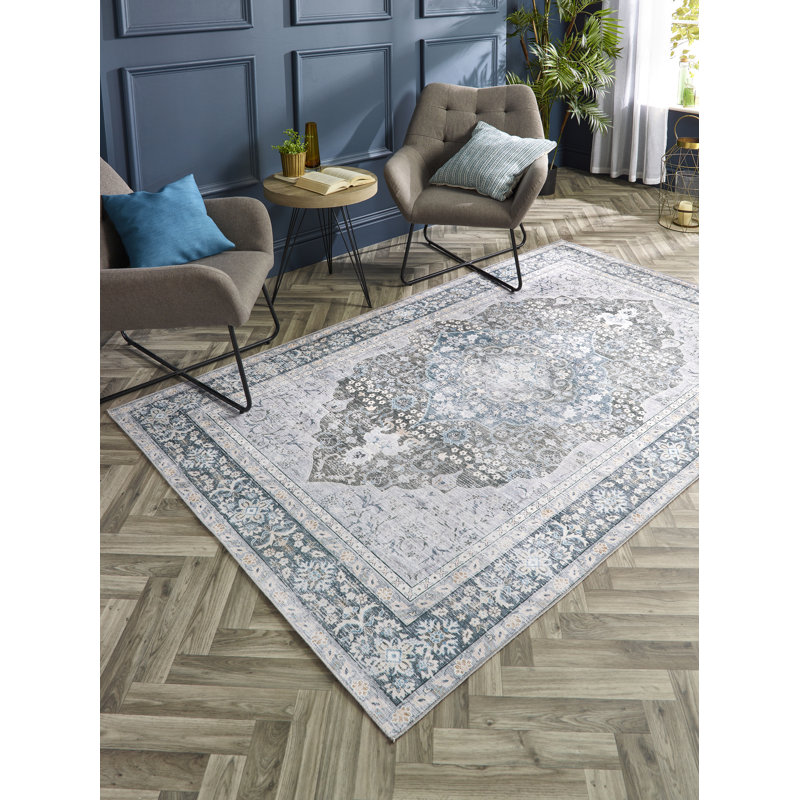 Bremerton Oriental Machine Printed Area Rug, Rectangle 120 x 170cm