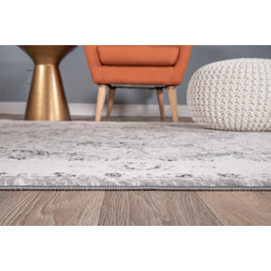 Kelly Clarkson Home Hector Performance Oriental Gray/Ivory/Black Indoor ...