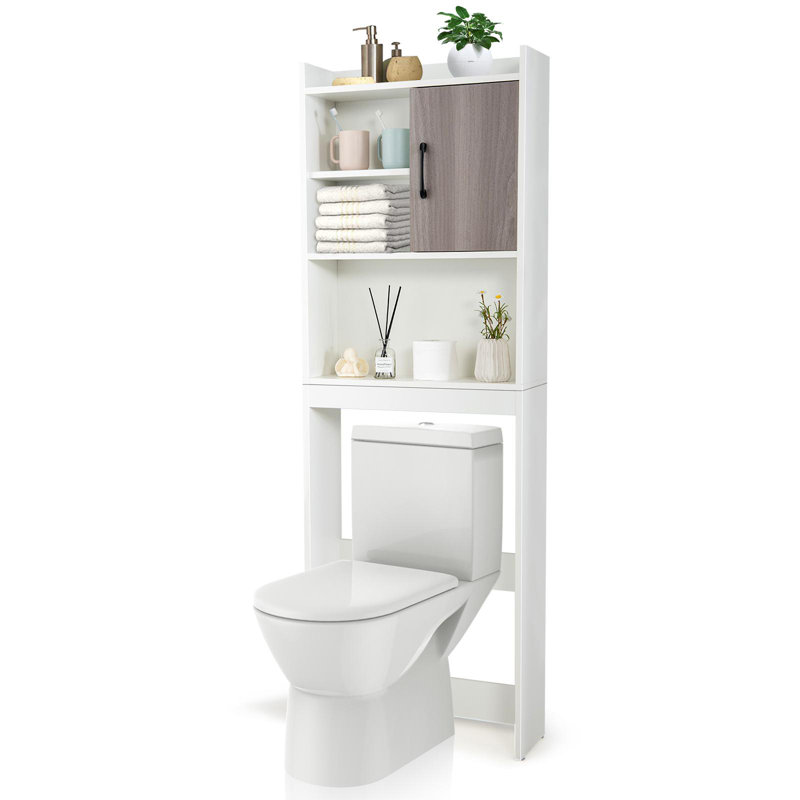 Rangement autoportant au-dessus de la toilette Reeno
