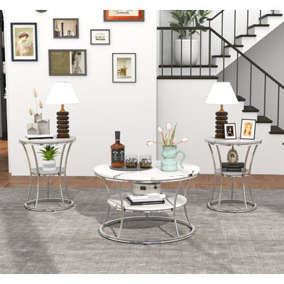3 - Piece Living Room Table Set