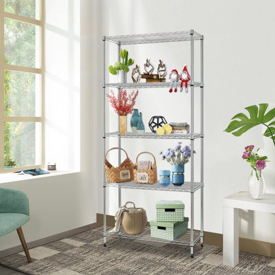 Étagère de rangement ajustable Mullenix pour cuisine, espaces commerciaux et petits garages
