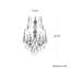 Bordeaux 2 Light 11.5in x 21.5in Wall Sconce in Etruscan Gold with Clear Heritage Handcut Crystals-1540865983