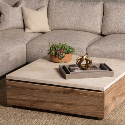 Branford Marble Top Single Coffee Table