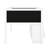 White Twin Low Loft Bed With Movable Shelves, And Decorative Chalkboard - Modern Style Size Quality Bedroom Furniture-1440837616