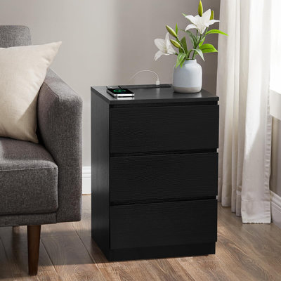Belayneh 40cm W Bedside Table
