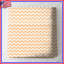 Couvre-lit matelassé zigzag orange blanc toutes tailles-130505288
