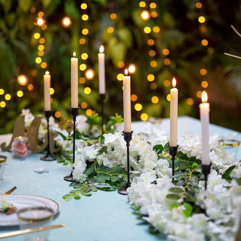 Black Taper Candle Holders