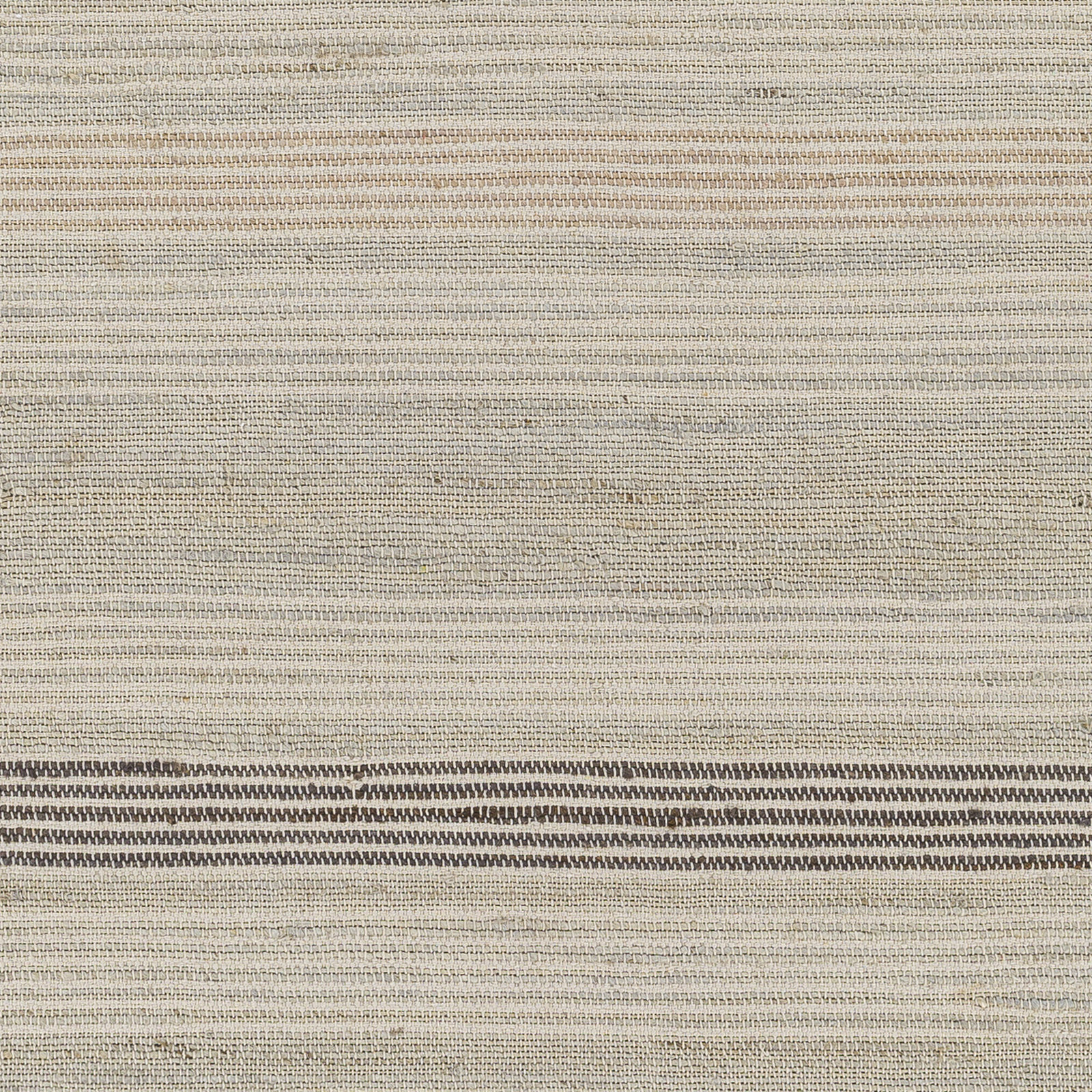 Haiya Hand-Woven Jute Striped Rug, Rectangle 9' x 12'