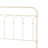 White Full Bed with Spindle Headboard