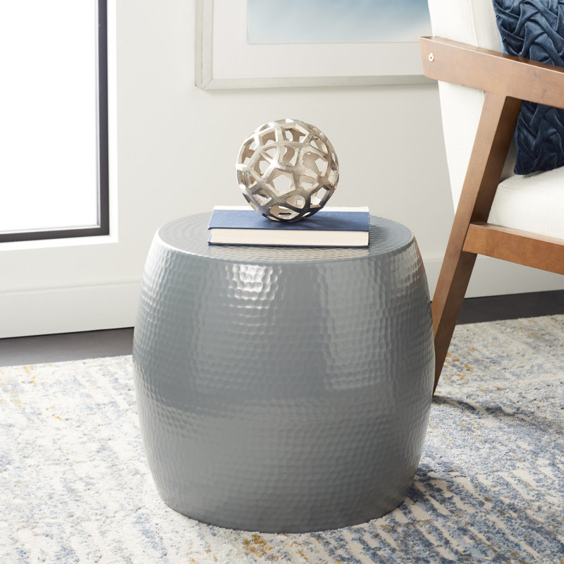 table de bout cylindriques, Gris foncé
