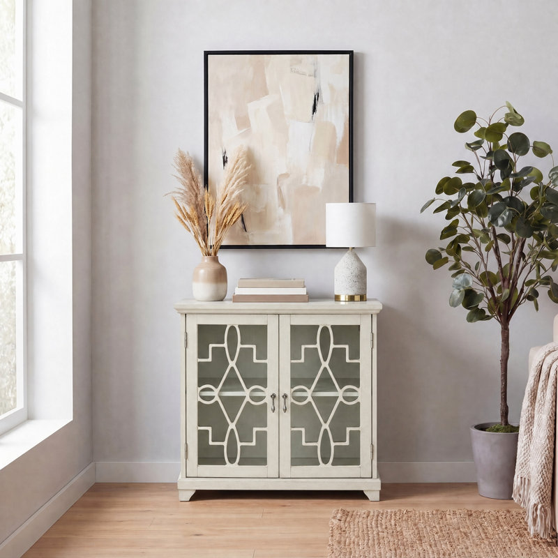 Armoire à deux portes Carol, Cream