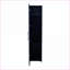 Armoires, rangement mural empilable avec tablettes mobiles, 15,75 x 15,75 x 70,87, noir | Contemporain | Panneau de fibres à densité moyenne