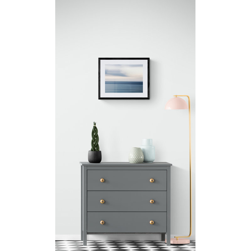 Waves Of Light Print by Matt Blum, Black Framed Paper, 16" H x 20" W