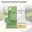 Chaise pivotante d'extérieur en rotin avec coussins Pompidou-500077600