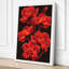 Vibrant Red Blooms Botanical - Wrapped Canvas-1976089365-1976089374