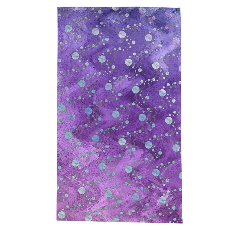Nappe abstrait leffel, Mauve / Gris