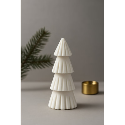 Arbre de Noël blanc Montana avec rainure
