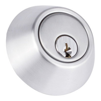 Commercial Grade Single Cylinder Deadbolt, Satin Chrome