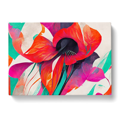 Floral Abstract Vol.1 - Wrapped Canvas
