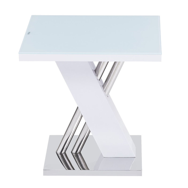 Kassaya 22'' Glass Top Console Table