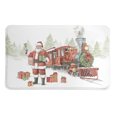 Tapis en mousse à mémoire de forme North Pole Express