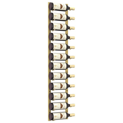 Dellarae Wall Wine Rack Bottle Holder Pantry Wall Mounted Storage Organizer