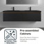 Meuble-lavabo double Dhruven