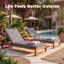 Coussin de chaise longue d'extérieur - imperméable, résistant aux intempéries, remplacement de mobilier de patio-512398371-512398379-513553994