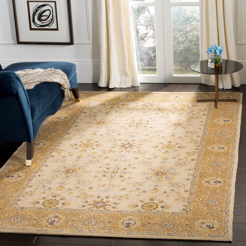 Amitola Hand Hooked Performance Oriental Rug, Rectangle 8' x 10'