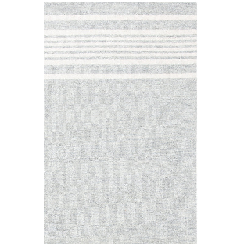 Massad Hand Tufted Wool And Cotton With Latex Rug, Rectangle 4' x 6'