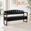 Banc de pièce, canapé de réception moderne de style Mid-Century 57,83 po avec dossier capitonné et garniture cloutée-765819946