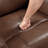 Jonas 36" Modern & Contemporary Swivel Glider Recliner - Leather Swivel Recliner with supportive high-density foam, 360-degree swivel, and gentle gliding motion.-1929591950