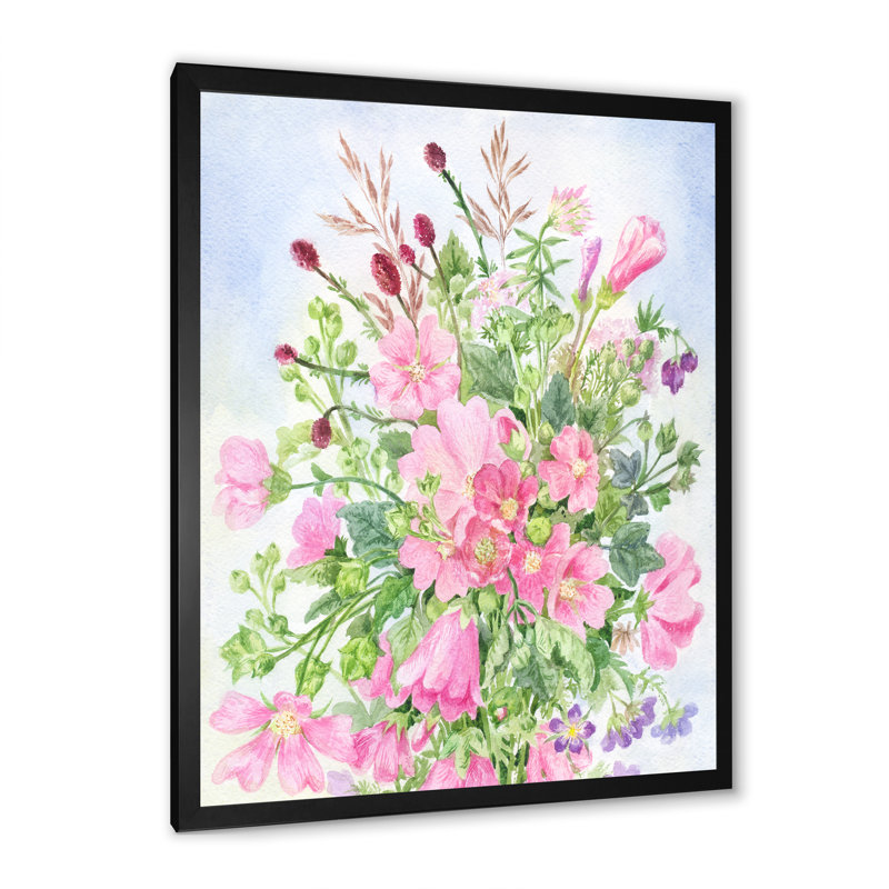 Blossoming Wild Flowers In The Meadows II " Blossoming Wild Flowers In The Meadows II " Painting Print