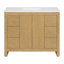 Meuble-lavabo simple 42 po avec plateau en quartz Raye