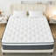 Matelas hybride moyen de 14 pouces dans un sommier coussiné-298987782-317241183