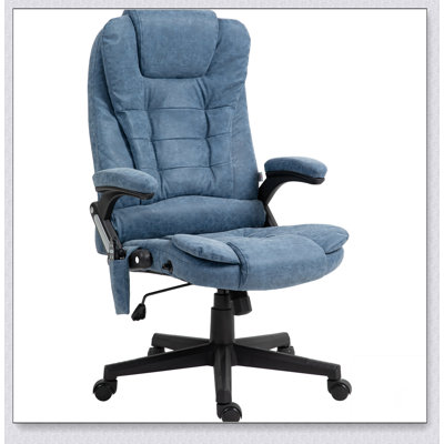 Fauteuil de direction ergonomique à haut dossier, fauteuil d'ordinateur en cuir PU avec repose-pieds rétractable, soutien lombaire, appui-tête et accoudoirs rembourrés, noir