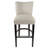 Upholstered Counter Stool with Solid Wood Frame-48367411
