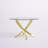 Kindra Round Glass Top Dining Table-621127997