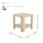 Trevin Side Table With Open Shelf-73494130-73494131