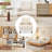 Mid-Century Linen Accent Chair – Stylish-699627433