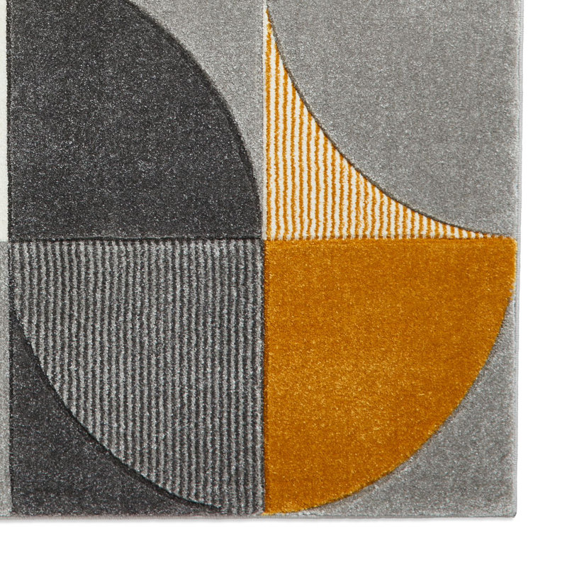 Matrix area rug Machine Woven Rectangle Grey, Rectangle 120 x 170cm