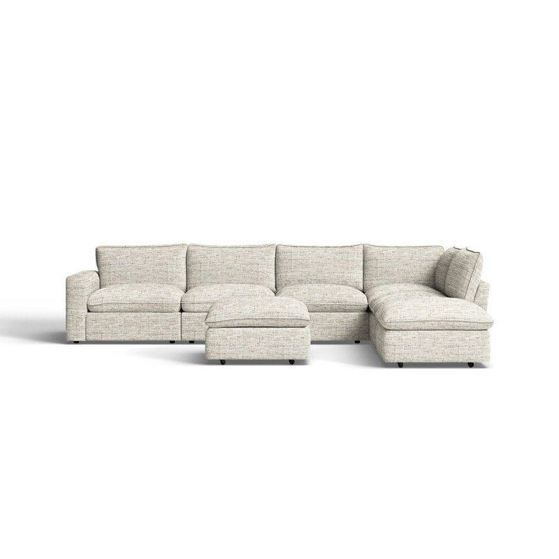 Whisper Modular Sectional, Antonia 10 White