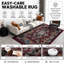 Rectangle Floral Washable Area Rug-1901038438-1901038440