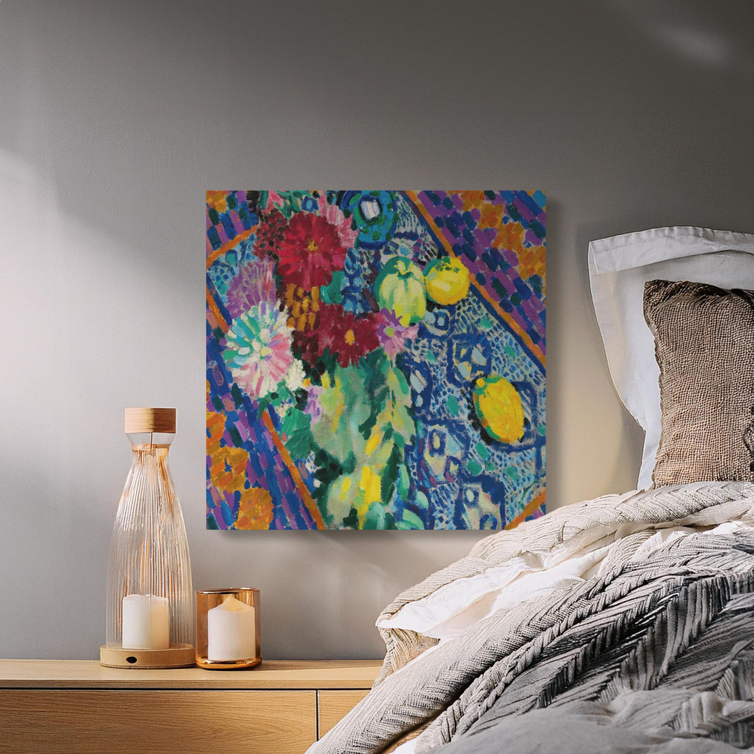 Vibrant Floral Still Life Canvas Print