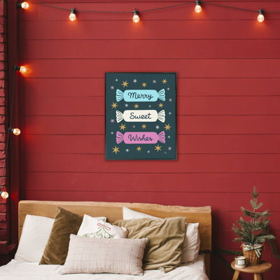 «Merry Sweet Wishes Candies», estampe numérique, design par Jessica Beck