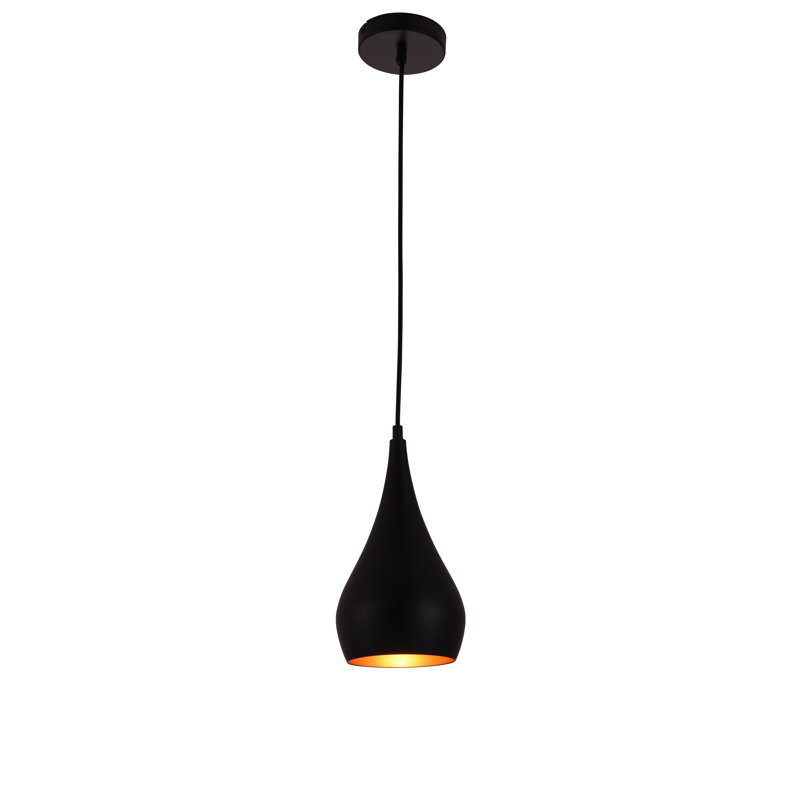 Barok 1 - Light Single Pendant, Black